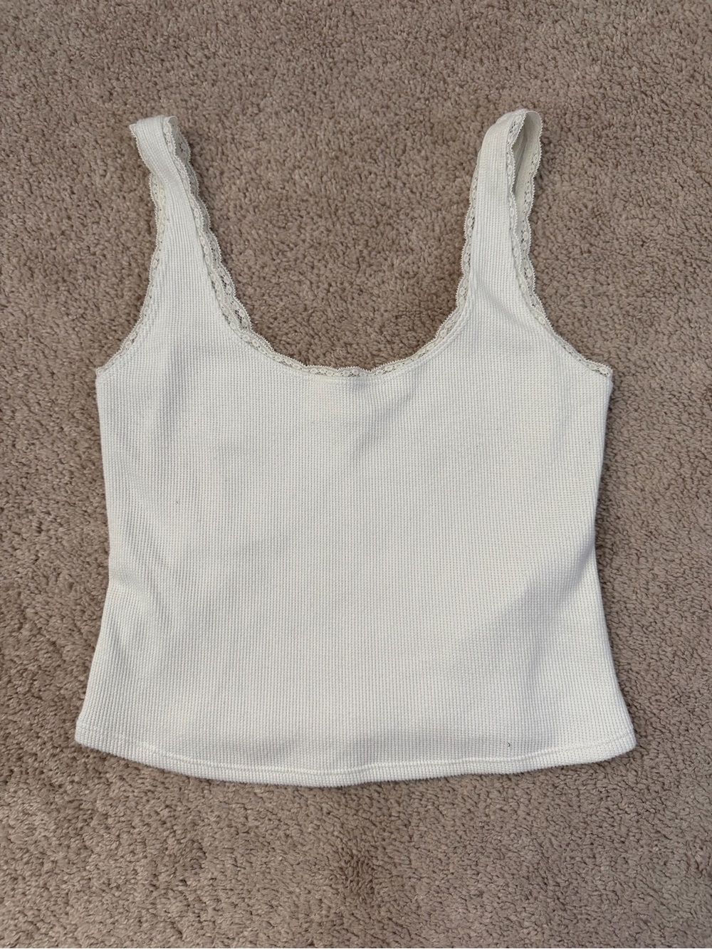 Gilly Hicks White Tank Top Medium